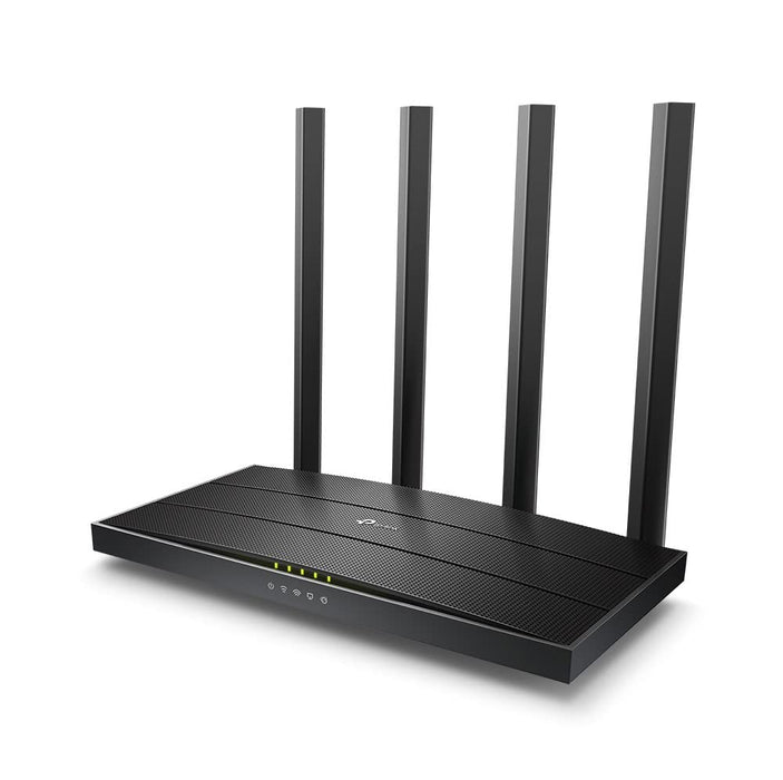 TP-Link AC1200 Gigabit WiFi Router (Archer A6) - Dual Band MU-MIMO Wireless Internet Router, 4 x Antennas, OneMesh and AP mode, Long Range Coverage (Renewed)