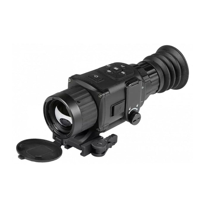 AGM Global Vision Rattler TS25-384 Thermal Imaging Riflescope for Hunting - Waterproof, Shockproof, Heat vison Thermal Scope with Adjustable Color Palettes, 8X Digital Zoom, 25mm Lens.