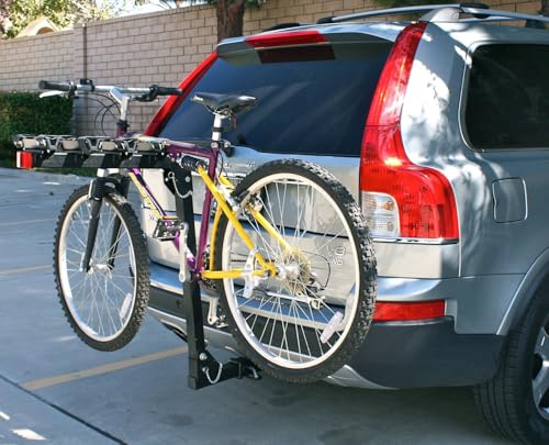 MaxxHaul 70210 Hitch Mount Bike Rack 4-Bike Rack, Black For Cars Trucks SUV's Minivans, Large