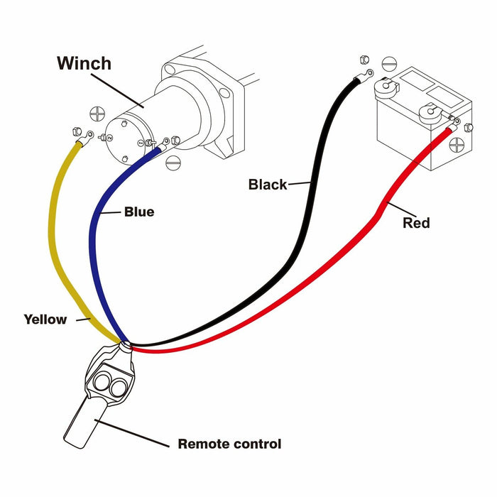 XPV AUTO 2500lbs Electric Winch 12V Waterproof Steel Cable with Wired Remote Control & Mounting Plate ATV UTV Towing Trailer Winch Off-Road