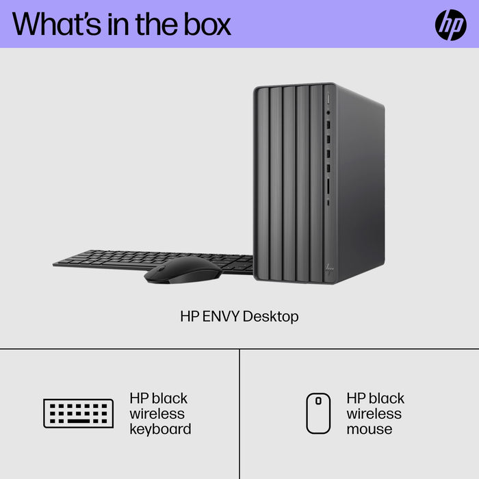 HP Envy Desktop PC, 13th Generation Intel Core i7-13700, 32 GB RAM, 1 TB SSD, Intel UHD Graphics 770, Windows 11 Home, TE01-4020 (2023)