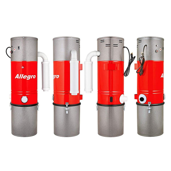 Allegro MU4500 Champion - 6,000 Square Foot Home Central Vacuum System 35 Foot Electric Powerhead Hose Kit