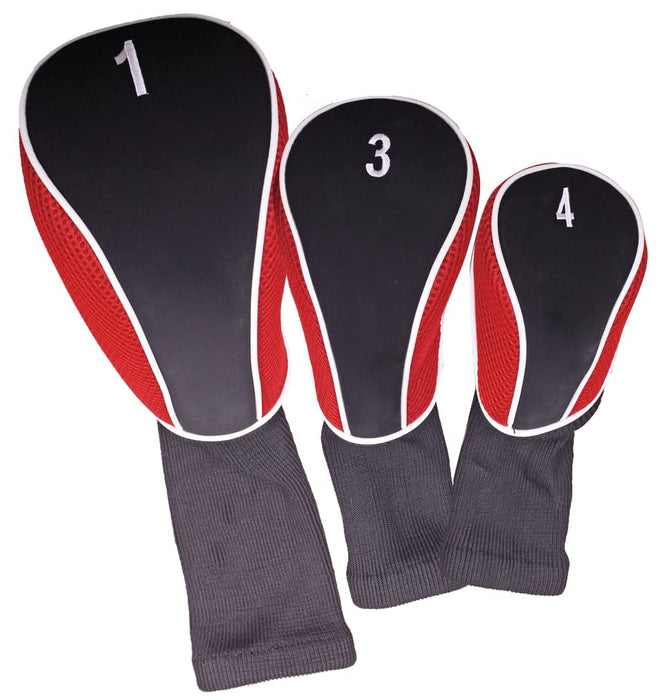 Club Champ DTP2 Men's 12 Piece Golf Package, Black/Red