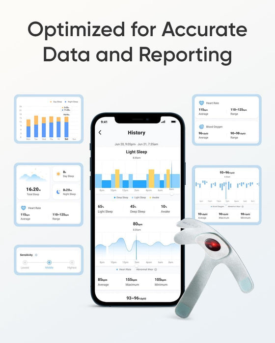 eufy Baby Smart Sock S340 Baby Monitor with 2.4 GHz Wi-Fi, Track Sleep Patterns, Naps, Heart Rate, and Blood Oxygen Levels, 2K Camera, AI Cry Detection, Pan and Tilt, No Monthly Fee