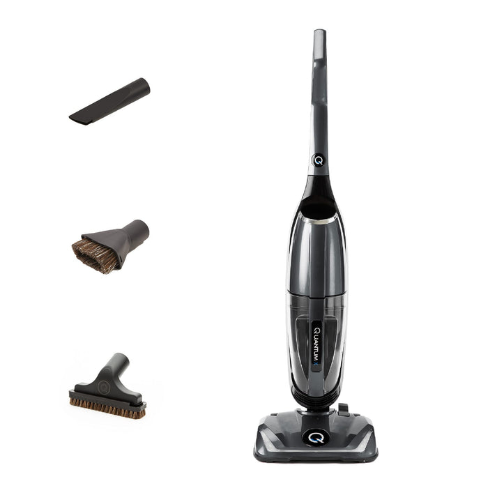 Quantum X Upright Water Filter Vacuum — The Best Bagless Household Vac Cleaner with Water & MicroSilver Filtration to Clean Wet & Dry Messes - Pet, Dog Hair & Toddler Spills on Carpet & Hardwood Floor