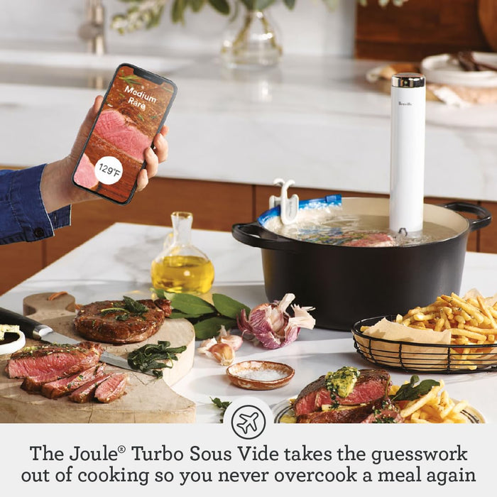 Breville Joule Turbo Sous Vide Machine BSV600PSS, Polished Stainless Steel