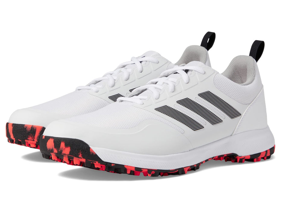 adidas Men's Tech Response Spikeless 3.0 Golf Shoes, Footwear White/Core Black/Grey Two, 10.5