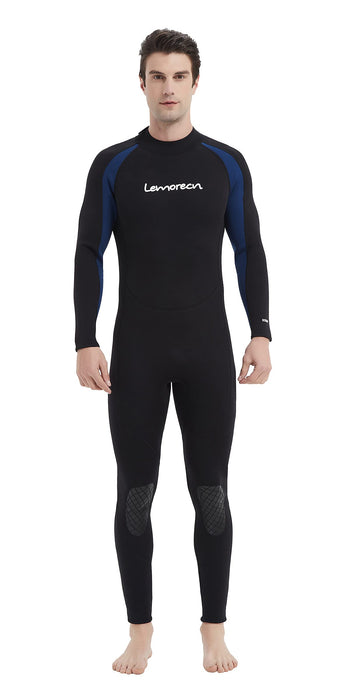 Lemorecn Wetsuits Jumpsuit Neoprene 3/2mm Full Body Diving Suit(3031,L)