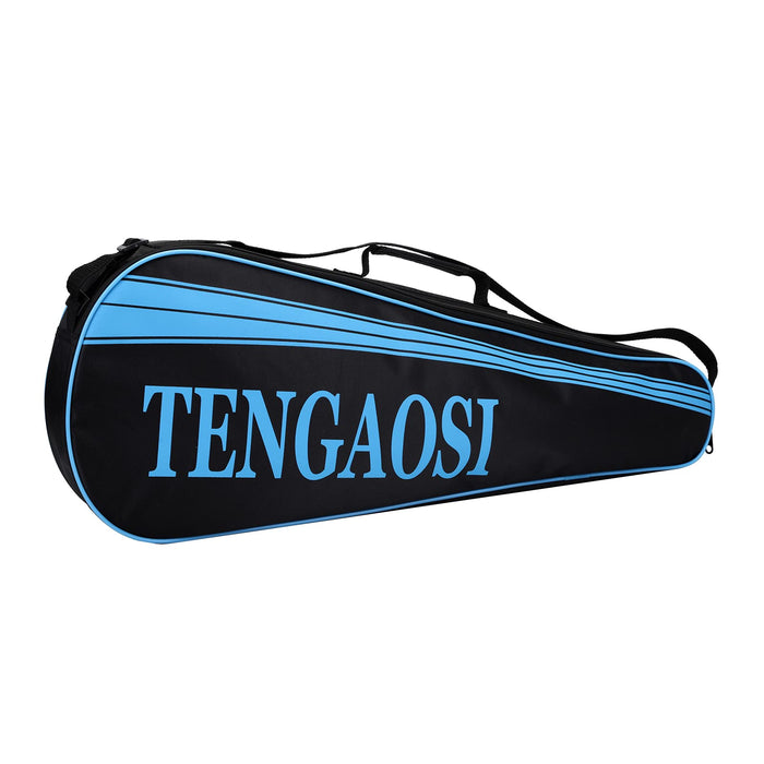 TENGAOSI - High Grade 2 Player Graphite Badminton Racket Set - Including 1 Badminton Bag/1 Rackets/2 Feather Shuttlecocks/12(RED)