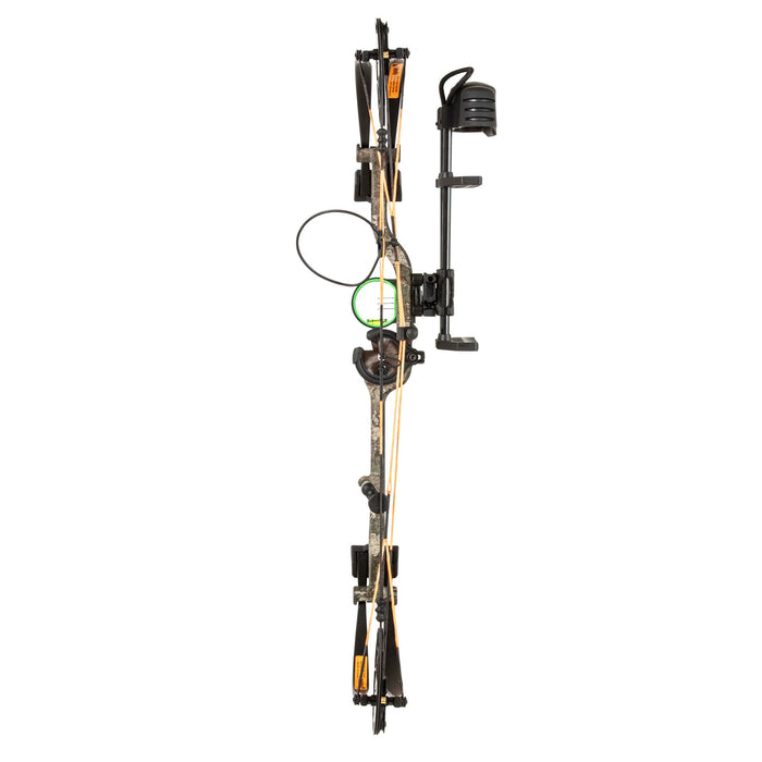 Bear Archery Royale Ready to Hunt Compound Bow Package for Adults and Youth, Left Hand, True Timber Strata