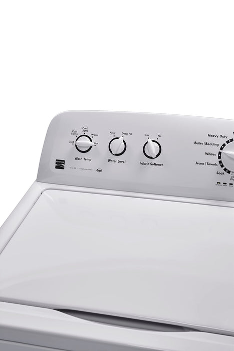 Kenmore 20362 Triple Action Agitator Top-Load Washer, 3.8 cu. ft, White