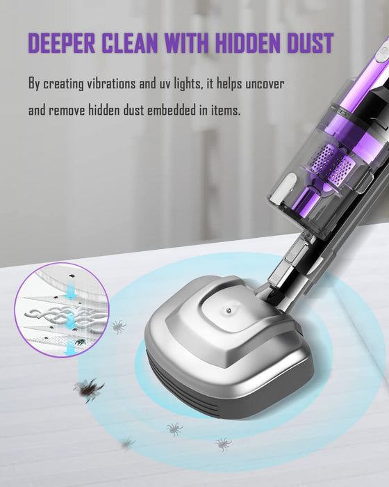 Cordless Vacuum Cleaner, 24Kpa Powerful Suction Stick Vacuum Cleaner, 6 in 1 Cordless Stick Vac, Up to 45 Minutes Runtime, Lightweight Handheld Vacuum for Hardwood Floor Carpet Carpet Pet Cleaning