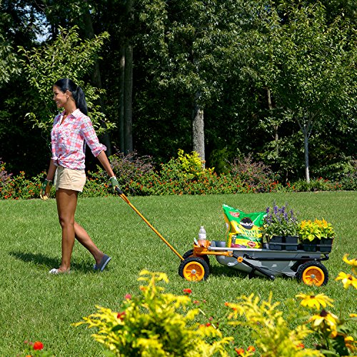 Worx WG050 8-in-1 Aerocart Garden Cart/Wheelbarrow Heavy Duty/Dolly