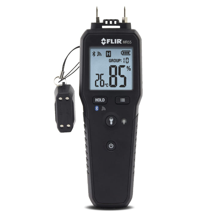 FLIR MR55 - Pin Moisture Meter with Bluetooth for Instant Data Sharing via the FLIR Tools® Mobile app.