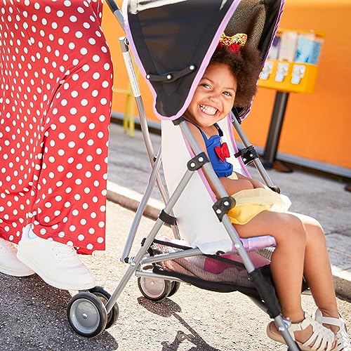 Disney Baby Character Umbrella Stroller, Eye-catching, Fun, 3D Stroller, Minnie Play All Day