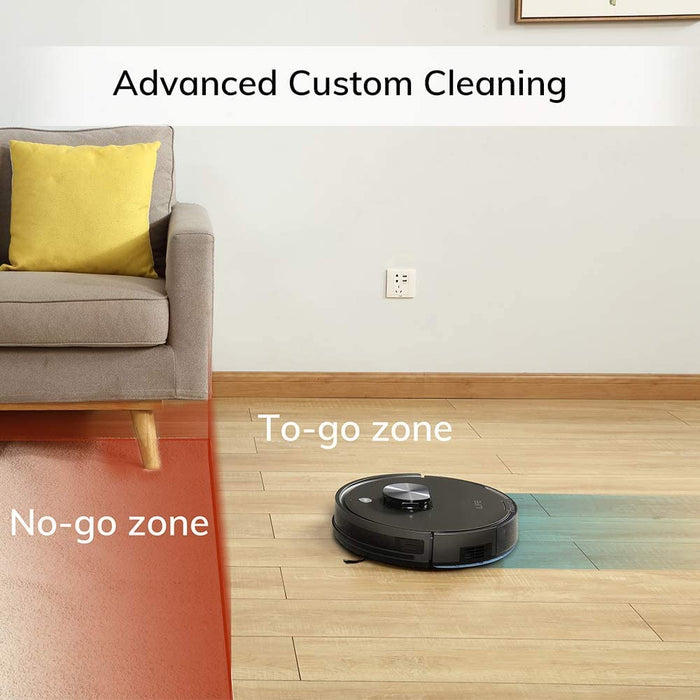 ILIFE A10 Mopping Robot Vacuum Cleaner, Robot Vacuum and Mop Combo, Lidar Navigation,2000Pa Strong Suction,Wi-Fi Connected, Works with Alexa, Multiple-Floor Mapping, for Pet Hair, Hard Floor, Carpets.