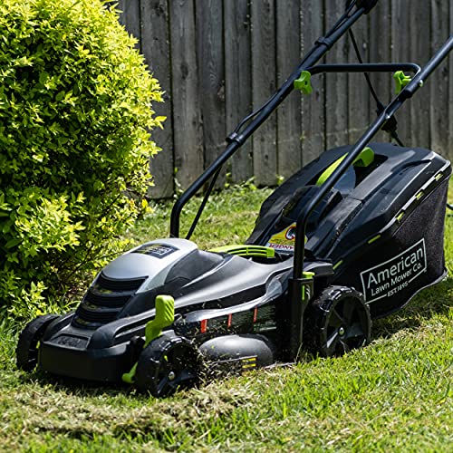 American Lawn Mower Company 50514 14" 11-Amp Corded Electric Lawn Mower, Black