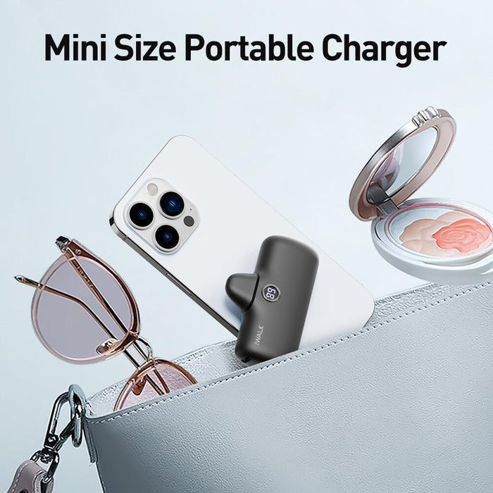 iWALK USB-C Portable Charger for iPhone 15: Mini 20W 4800mAh Wireless Power Bank Fast Charging Travel Battery PackCompatible with iPhone 15 Plus/15 Pro/15 Pro Max/iPad/AirPods Andriod Phone Samsung