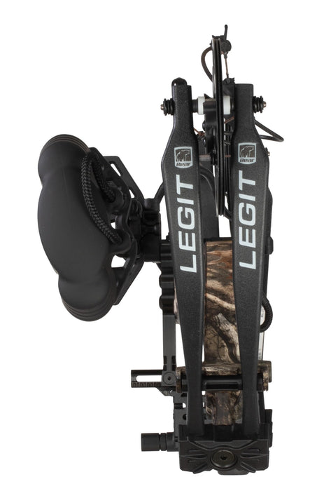 Bear Archery Legit Ready to Hunt Compound Bow Package for Adults & Youth, Right Hand, Mossy Oak Break Up Country DNA