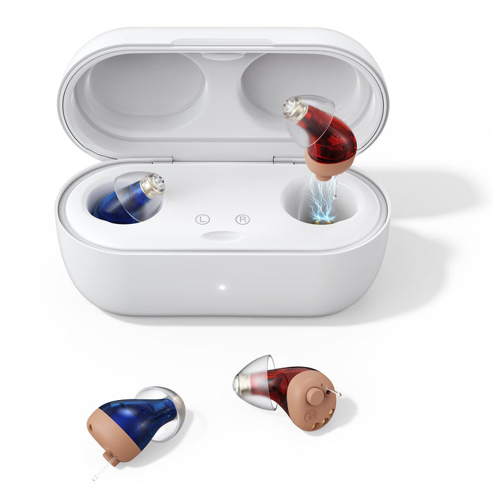 Hearing Aids (Not Amplifiers), Vivtone Rechargeable Digital Hearing Aids with 16-Channel Sound Processing for Superior Sound Quality, Over-the-Counter Hearing Solution for Hearing Loss, SuperMini-br