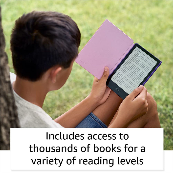 Kindle Paperwhite Kids – kids read, on average, more than an hour a day with their Kindle - 16 GB, Emerald Forest