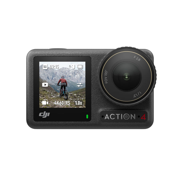 DJI Osmo Action 4 Standard Combo, Waterproof Action Camera 4K/120 fps with 1/1.3" Sensor, Stunning Low-Light Imaging, Long-Lasting 160 Mins, Stabilization, Dual Touchscreens, for Travel, Sports