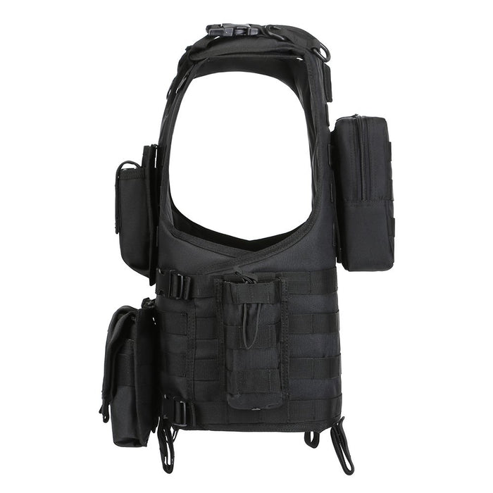 GZ XINXING Black Tactical Airsoft Paintball Vest (Black)