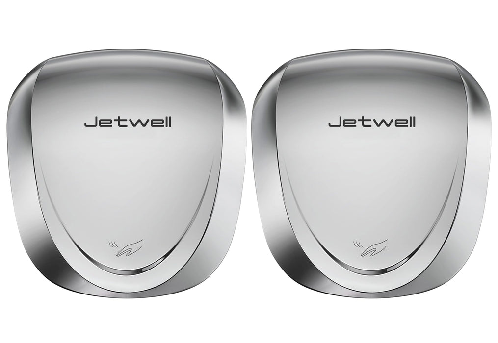 JETWELL 2Pack UL Approved Commercial Hand Dryer with HEPA Filter- Automatic High Speed Stainless Steel Hand Dryers for Bathrooms- Heavy Duty Hand Blower