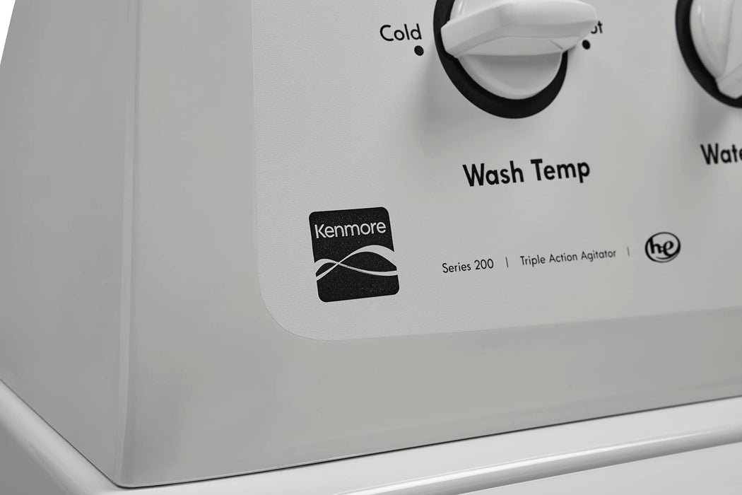 Kenmore 20362 Triple Action Agitator Top-Load Washer, 3.8 cu. ft, White