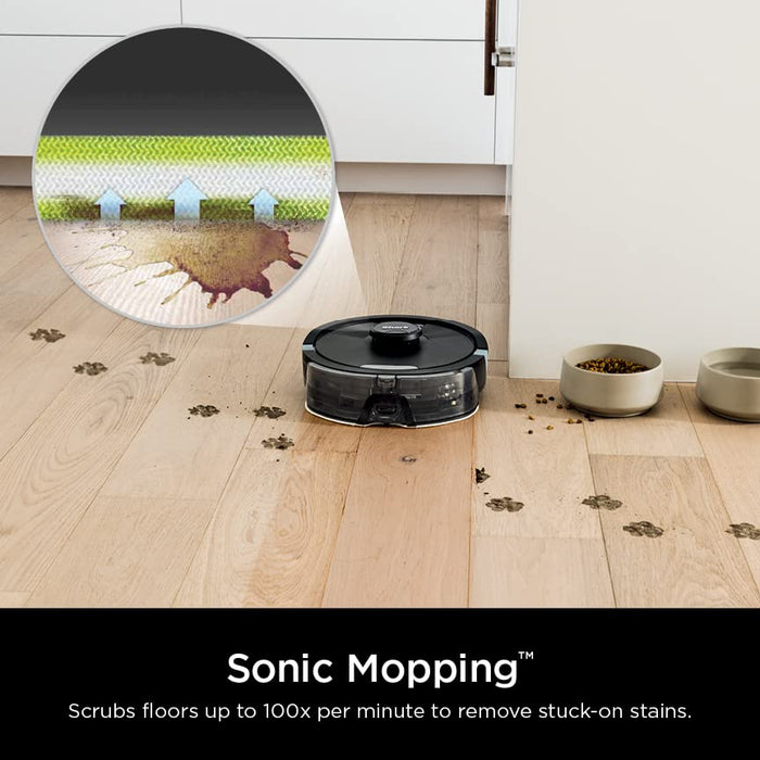 SHARK RV2620WD AI Ultra Robot Vacuum and Mop with Matrix Clean Navigation, CleanEdge Technology, Perfect for Pet Hair, Carpets, Hard Floors, Compatible with Alexa, Black/Mocha