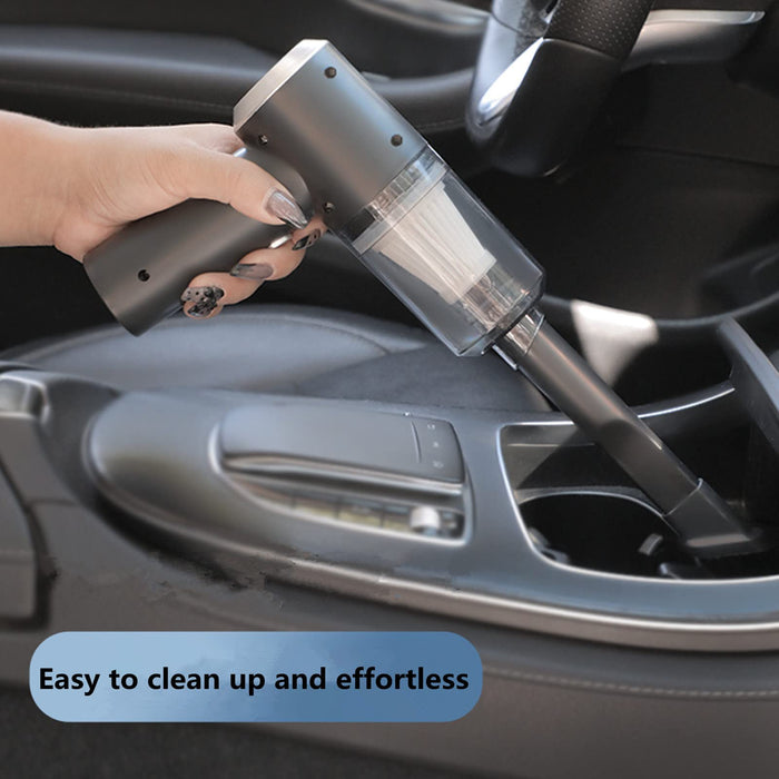 MUMICO 6000PA Wireless Handheld Car Va-cuum - 120W Mini Wet Dry Hand Held Du-st Cleaner Household - Compact/Large Suction/Cordless Lightweight Portable Suitable for Inside The Car Home