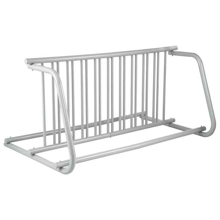 BestEquip 10 Holders Floor Bike Rack, 59" Length All-Steel Grid Bike Rack, 10-Bike Capacity Dual-Side Storage Stand for Garages Streets Yards Bike Events