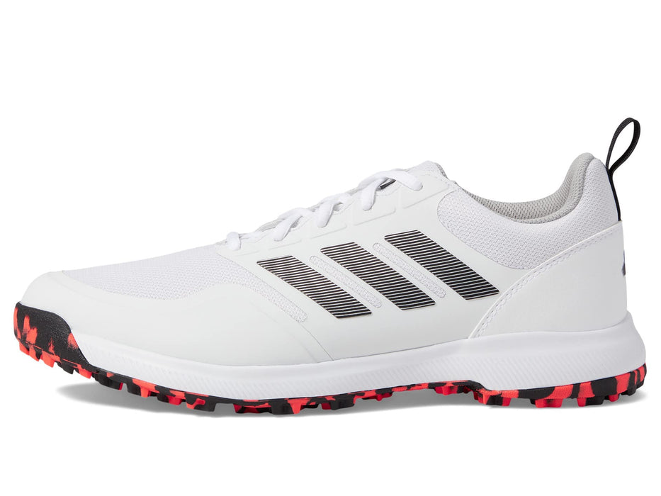 adidas Men's Tech Response Spikeless 3.0 Golf Shoes, Footwear White/Core Black/Grey Two, 10.5