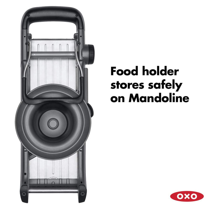 OXO Good Grips Chef's Mandoline Slicer 2.0, Black & Steel