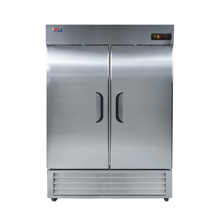 US INC.Solid 2-Door Upright Commercial Refrigerator | UST-49R