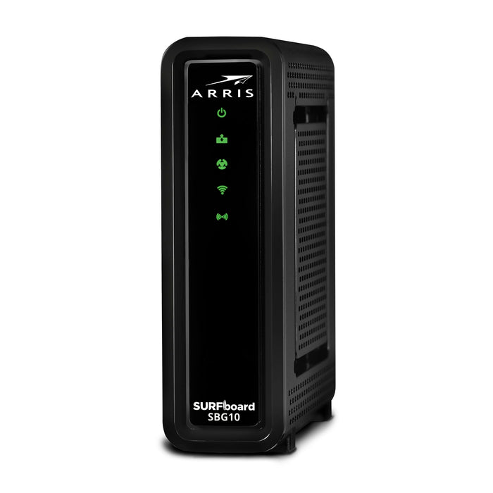 ARRIS SURFboard SBG10 DOCSIS 3.0 16 x 4 Gigabit Cable Modem & AC1600 Wi-Fi Router , Comcast Xfinity, Cox, Spectrum, 400 Mbps Max Internet Speeds