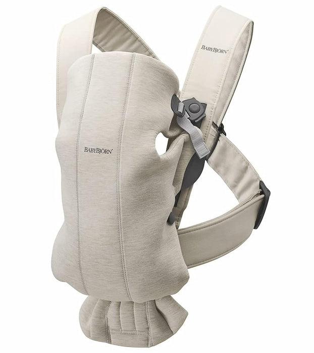 BabyBjörn Baby Carrier Mini, 3D Jersey, Light Beige