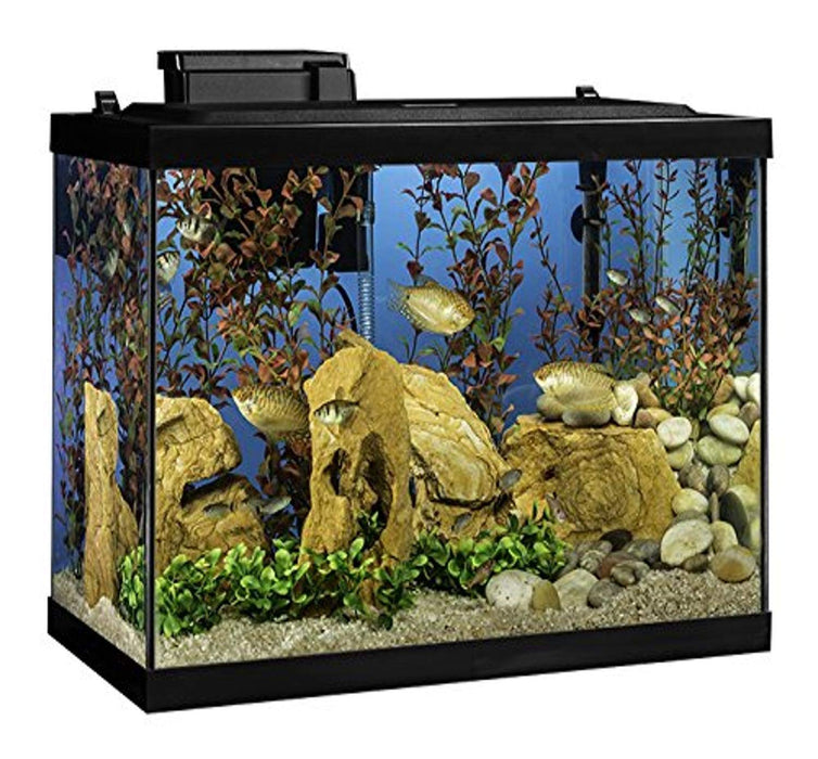 Tetra Aquarium, 20 Gallon, Complete Tropical Fish Tank Kit With LED Lighting And Decor For Freshwater Fish