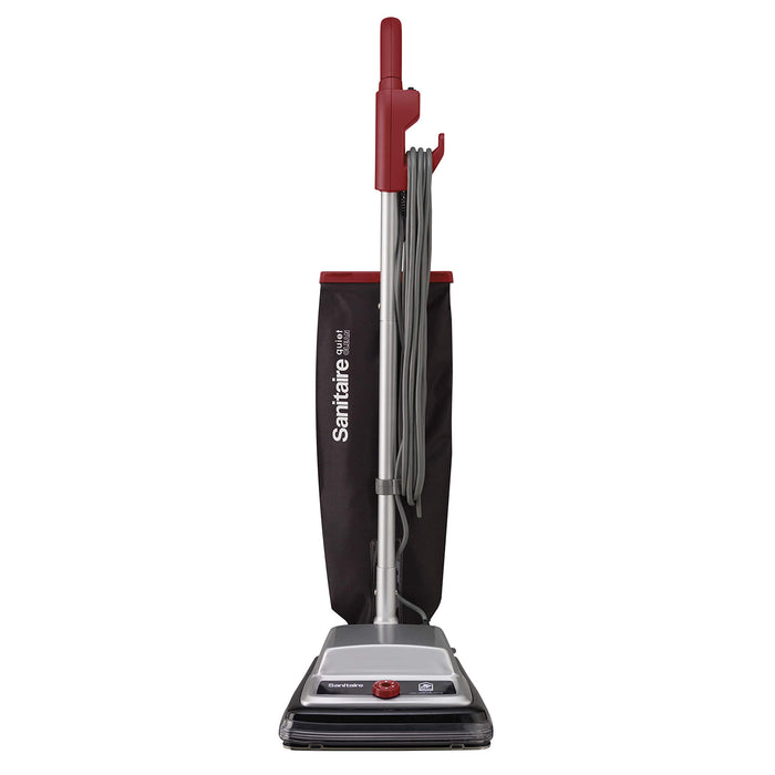 Sanitaire Tradition Commercial Bagged Upright Vacuum Cleaner with Quiet Clean, SC889B Black