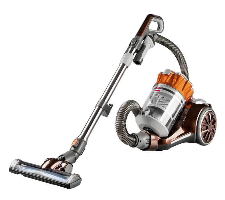 Bissell Hard Floor Expert Multi-Cyclonic Bagless Canister Vacuum, 1547 - Corded Burnt Orange