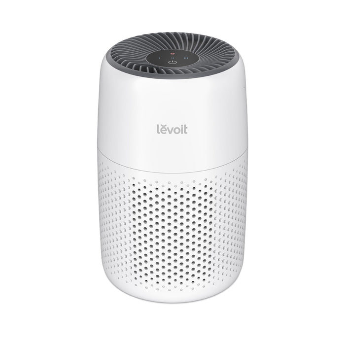 LEVOIT Air Purifiers for Bedroom Home, 3-in-1 Filter Cleaner with Fragrance Sponge for Sleep, Smoke, Allergies, Pet Dander, Odor, Dust, Office, Desktop, Portable, HEPA at Speed Ⅰ, Core Mini-P, White