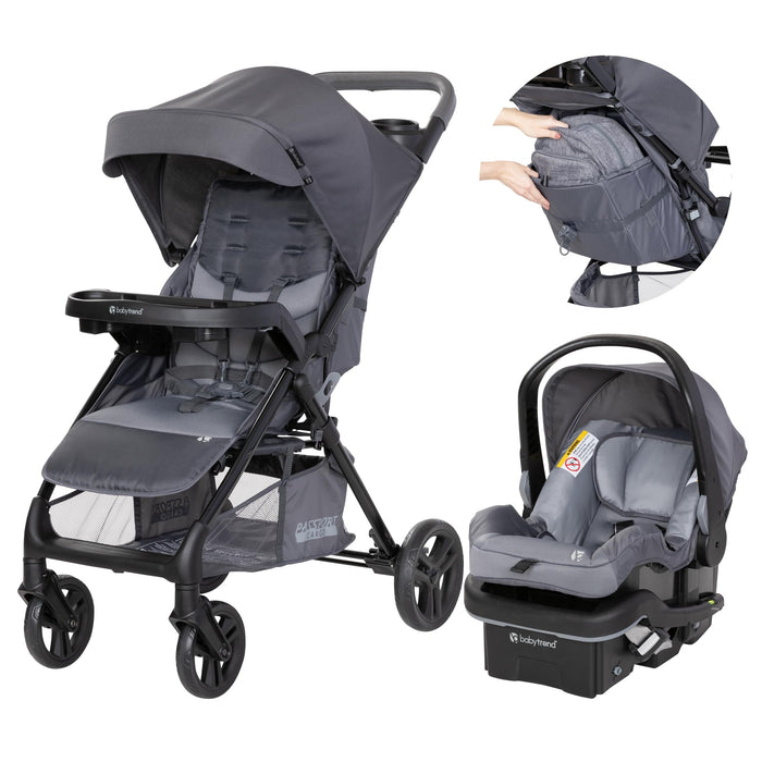 Baby Trend Passport Cargo Travel System, Grey Bamboo