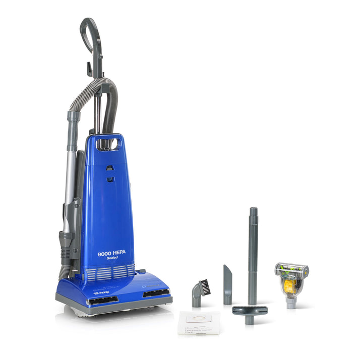 Prolux 9000 Upright Bagged Vacuum Cleaner, Sealed Filtration with On Board Tools and 7 Year Warranty