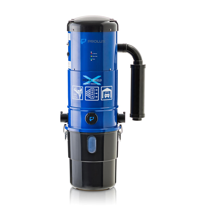 Prolux CV12000 Blue Central Vacuum Cleaner Power Unit with Powerful 2 Stage Motor and HEPA Filtration