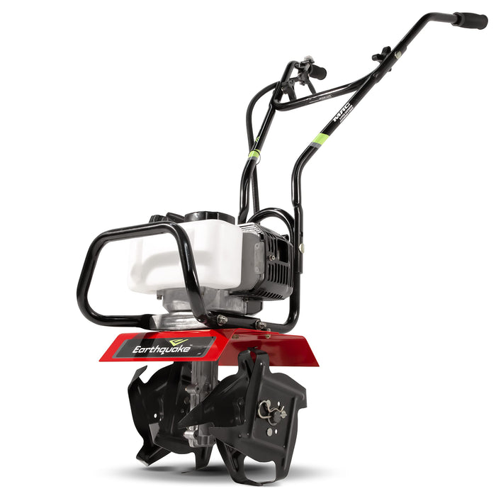 Earthquake 31452 MAC Tiller Cultivator, Powerful 33cc 2-Cycle Viper Engine, Gear Drive Transmission, Lightweight, Easy to Carry, 5-Year Warranty, Red