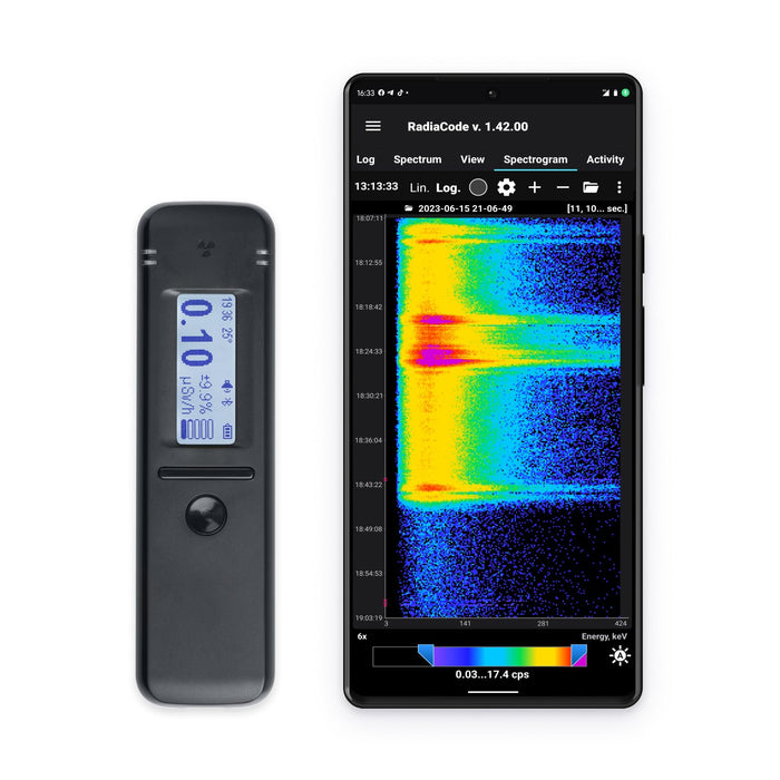 Nuclear Radiation Detector and Isotope Identifier - Radiacode 102 - New Generation Geiger Counter Personal Dosimeter, Scintillator with Smartphone App