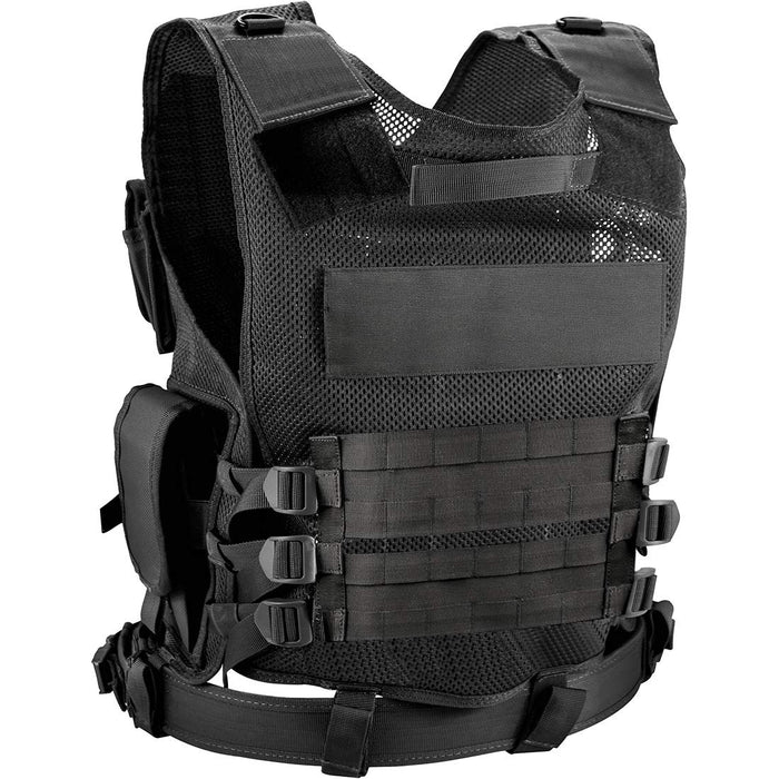 Marmot Tactical Vest Durable Mesh Vest with Detachable Belt & Holster for Subcompact/Compact/Standard Pistol