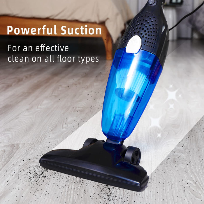 DKZQQ Corded Vacuum Cleaner, 12KPa Powerful Suction with 400W Motor, 4 in 1 Lightweight Handheld Stick Vac for Pet Hair Hard Floor and Carpet