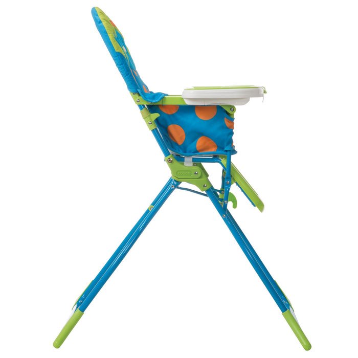 Cosco Simple Fold Deluxe High Chair with 3-Position Tray, Monster Syd