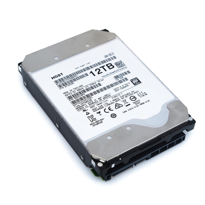 HGST - WD Ultrastar DC HC520 HDD | HUH721212ALE601 | 12TB 7200RPM SATA 6Gb/s 256MB Cache 3.5-Inch | ISE 512e | Helium Data Center Internal Hard Disk Drive (Renewed)